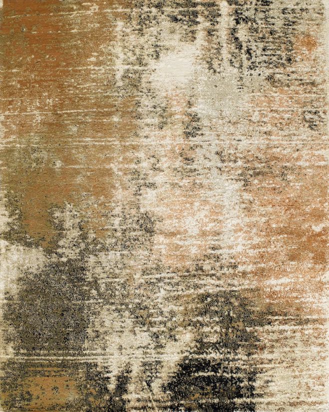 245 x 305 cm Grit Rust Orange by Zoe Luyendijk