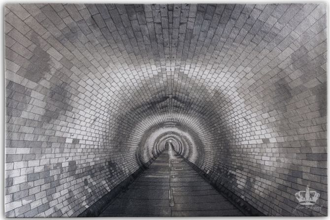 200 x 200 cm Tunnel by Michaela Schleypen