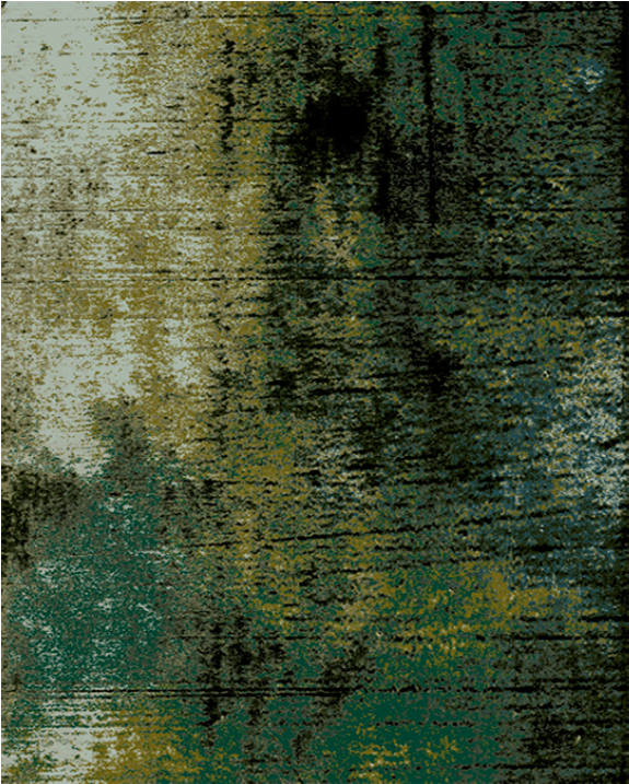 245 x 305 cm Grit Green by Zoe Luyendijk